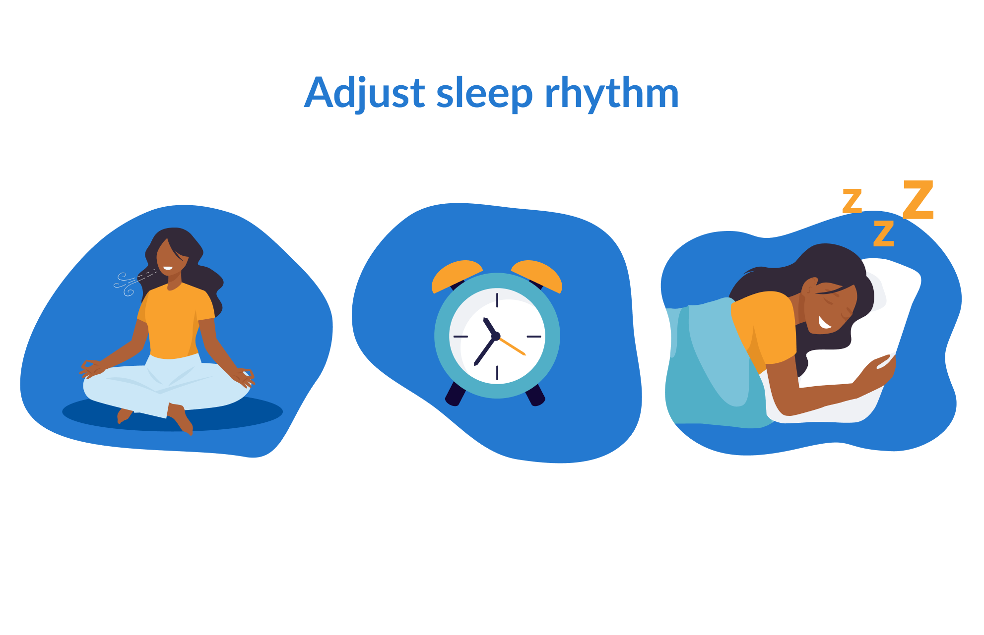 Adjusting sleep rhythm